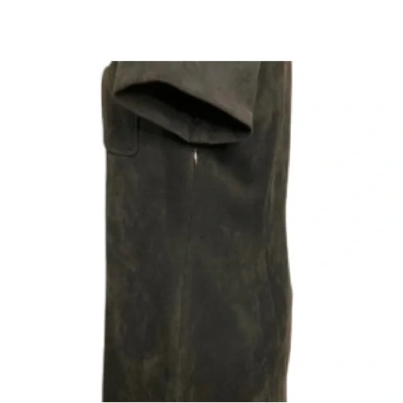 Tommy Hilfiger Black Faux Suede Short Sleeve Dress - Size 8 - Picture 6 of 9